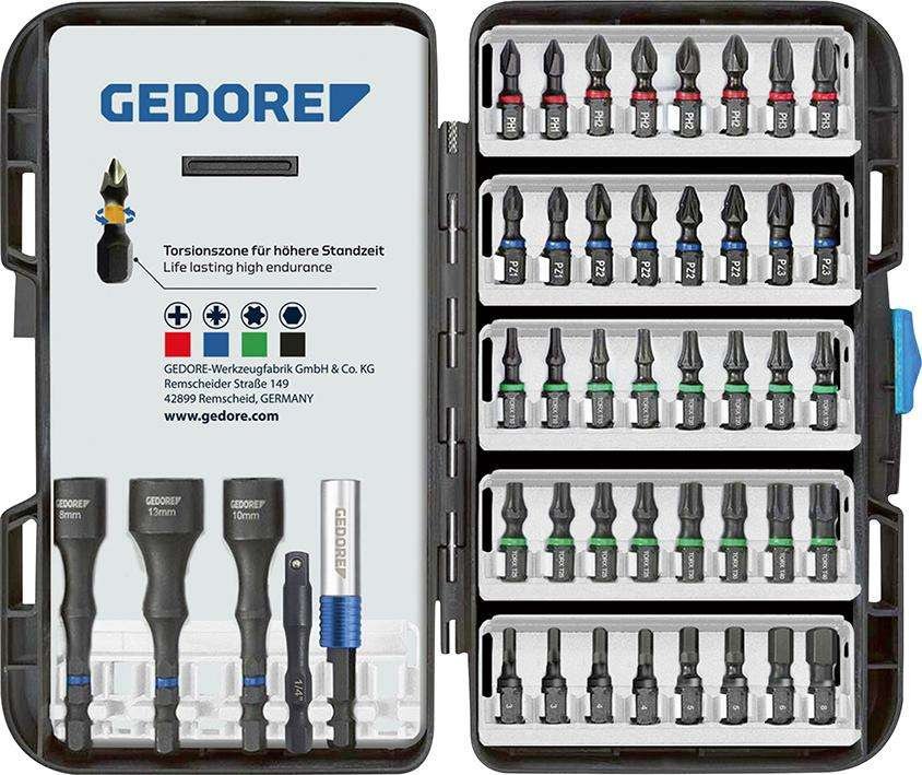 Zestaw bitów 45-częściowyTorsion Gedore