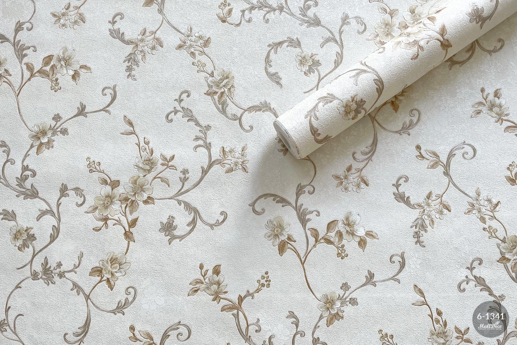 MallDeco TAPETA WINYLOWA MODEL KIARA DECOR ZŁOTA