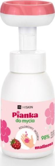 HiSkin HISKIN_Kids pianka do mycia rąk i ciała Malinowa 300ml
