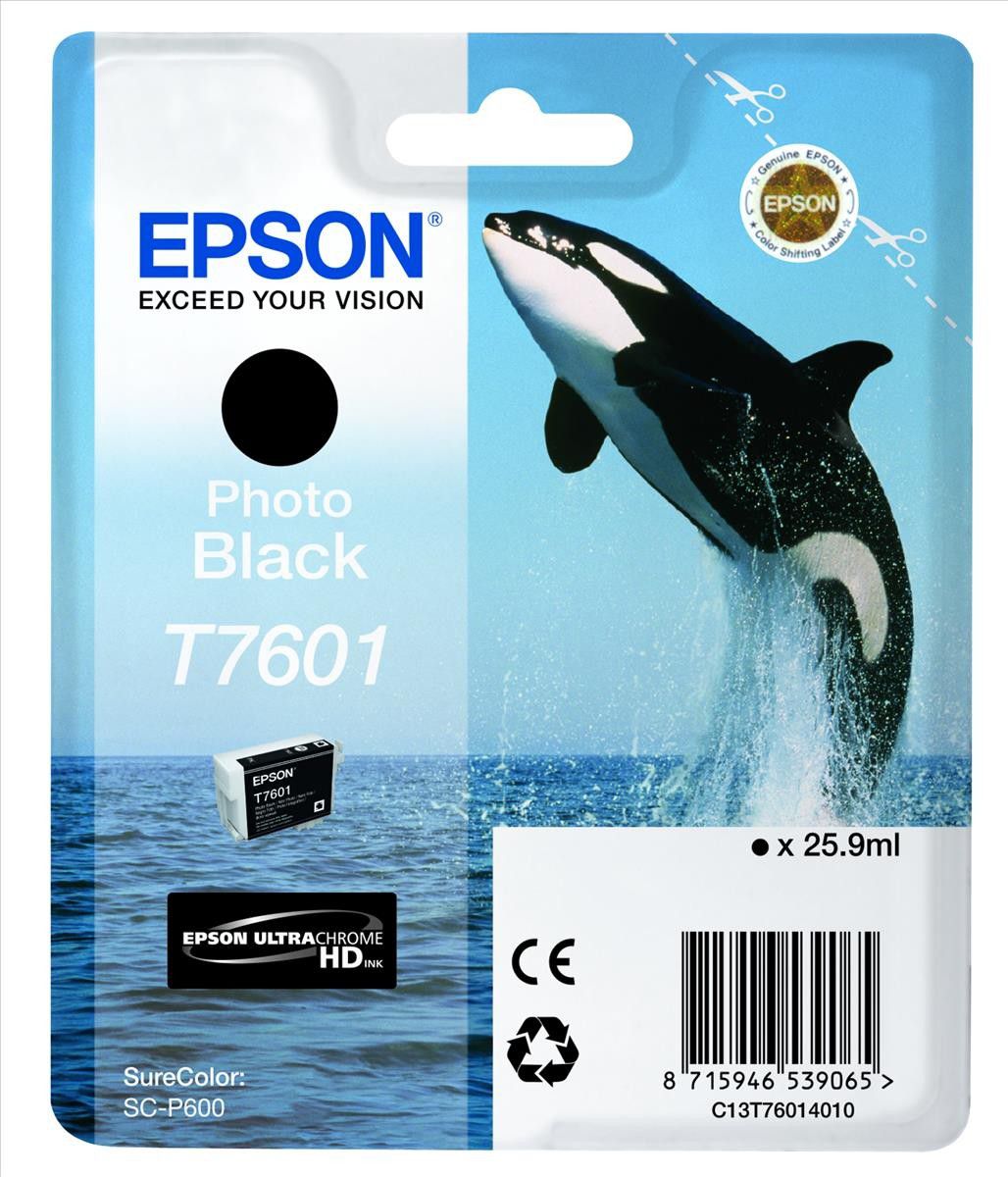 Tusz Epson tusz T7601 UltraChrome HD (photo black)