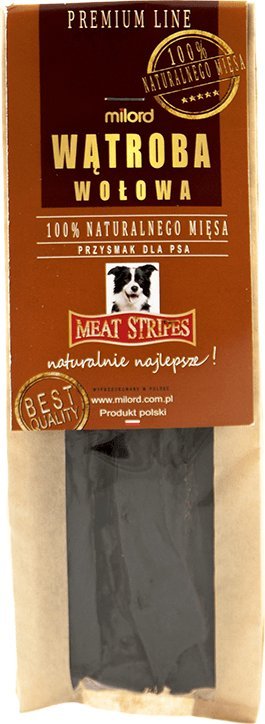 Przysmak dla psa - wątroba wołowa 80 g