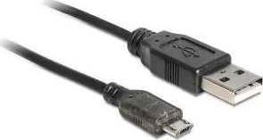 Kabel USB Delock USB-A - microUSB 1.5 m Czarny (83272)