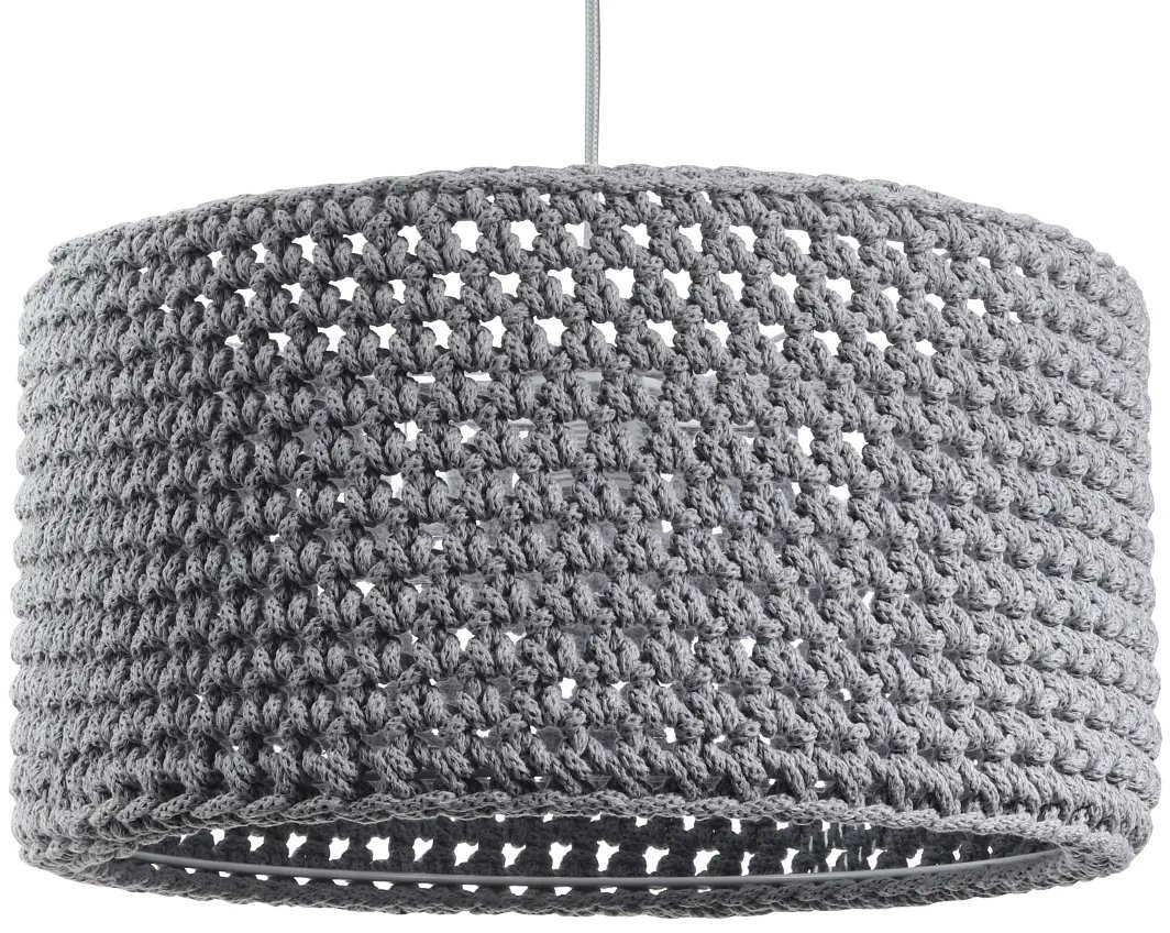 Lampa wisząca COTTON 40 szara BPS KONCEPT