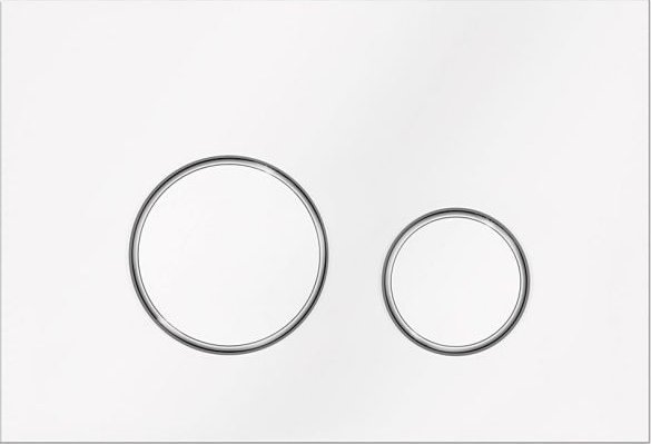 Przycisk spłukujący KK-Pol M11 do WC biały (SPP/114/0/K)