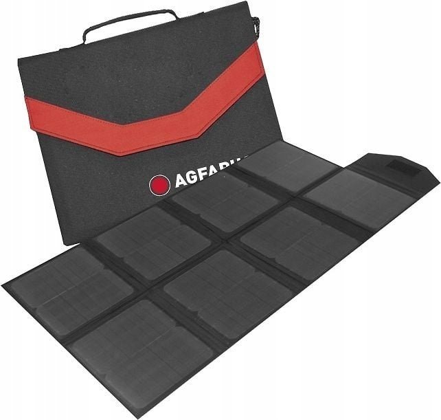 Ładowarka solarna AgfaPhoto Panel Solarny Słoneczny Ładowarka Do Agfaphoto 300pro / 600pro / 1200pro Oraz Dc 18v 5.4a / Dc 36v 2.7a / Klemy / Usb