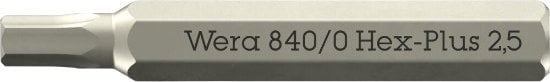 Wera 840 Micro Bits Hex-Plus 2,5 x 30mm