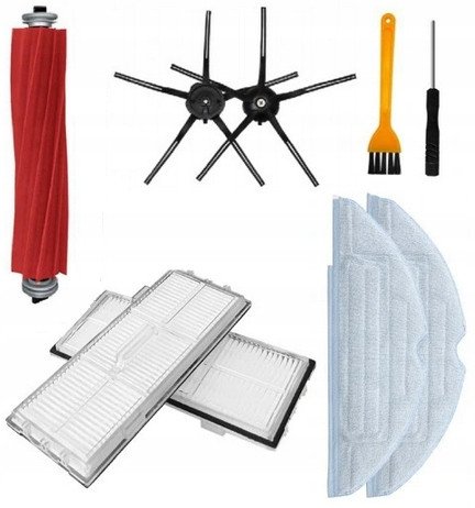 ZESTAW SZCZOTKI FILTRY MOPY DO ROBOROCK S7 / S7 Plus / S7 Max / S7 MaxV