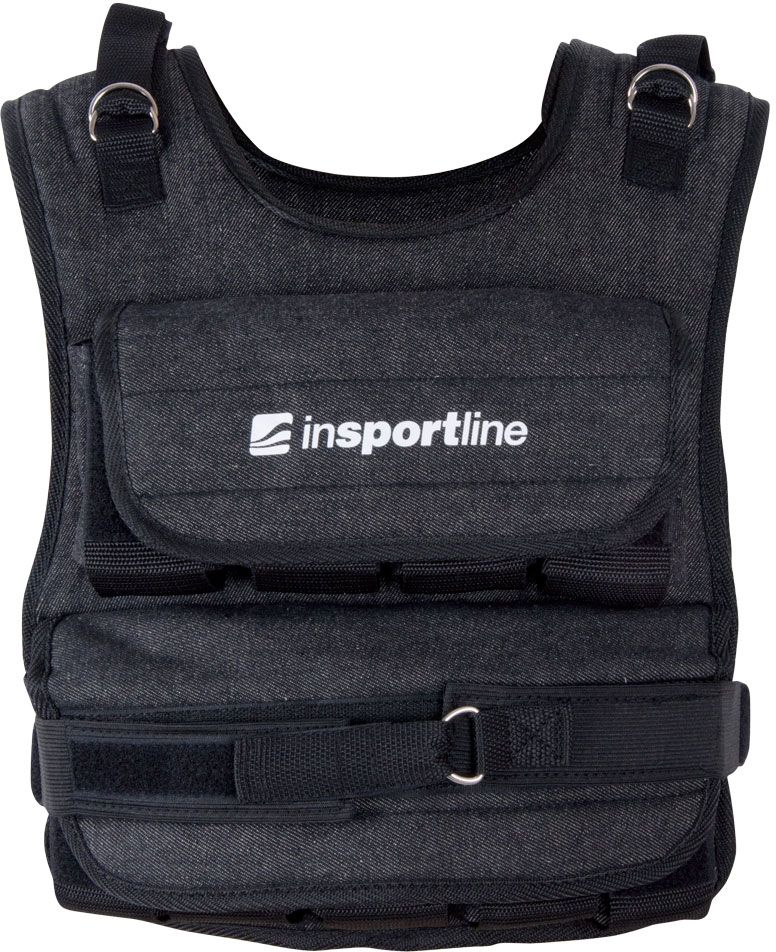 inSPORTline Kamizelka z obciążeniem LKW-1060 czarna 1-20 kg (9363)