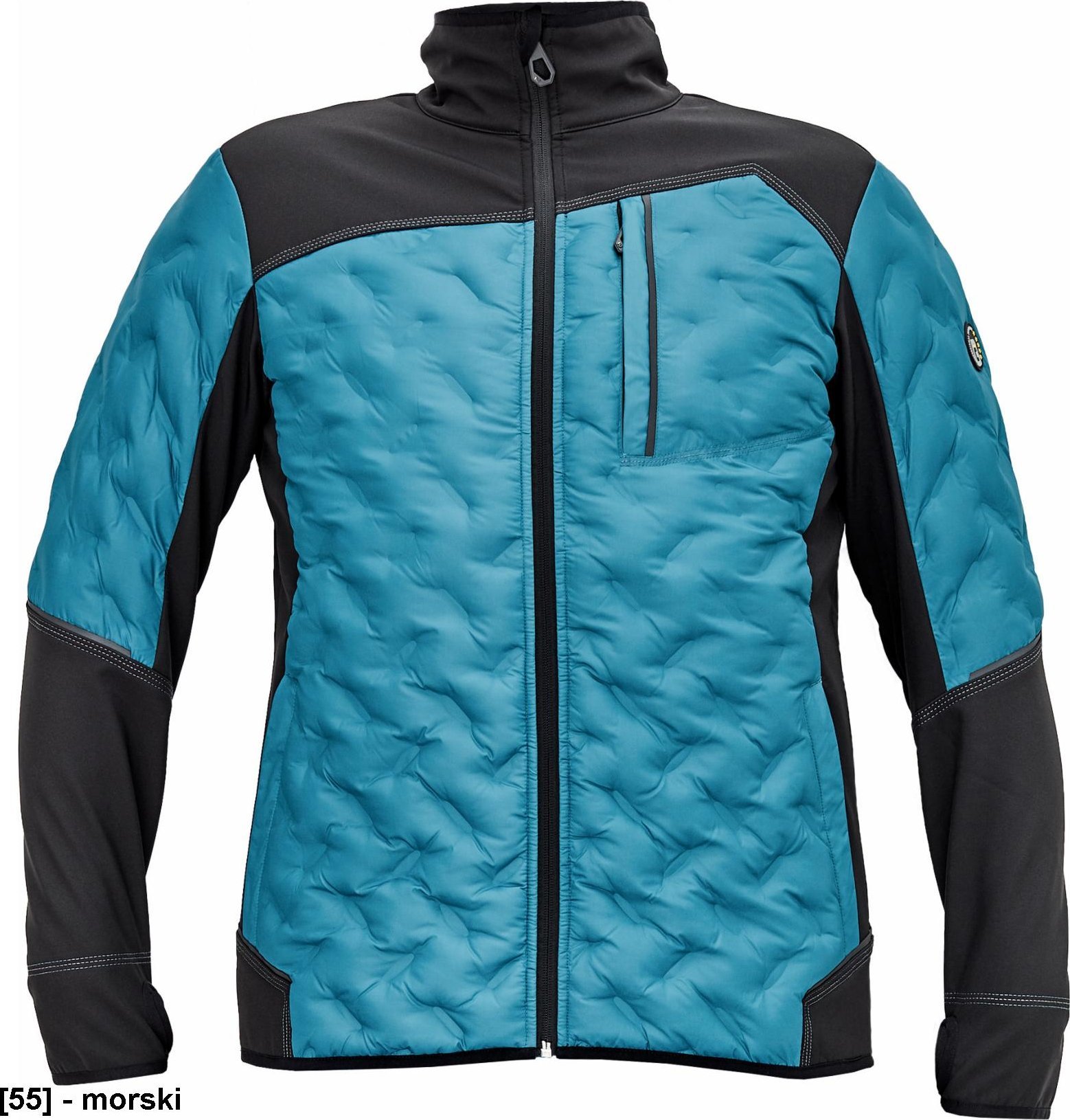 CERVA NEURUM LEKKA - kurtka softshellowa - morski 3XL