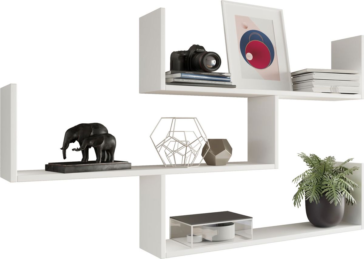 Elior Biała półka wisząca otwarta - Agima