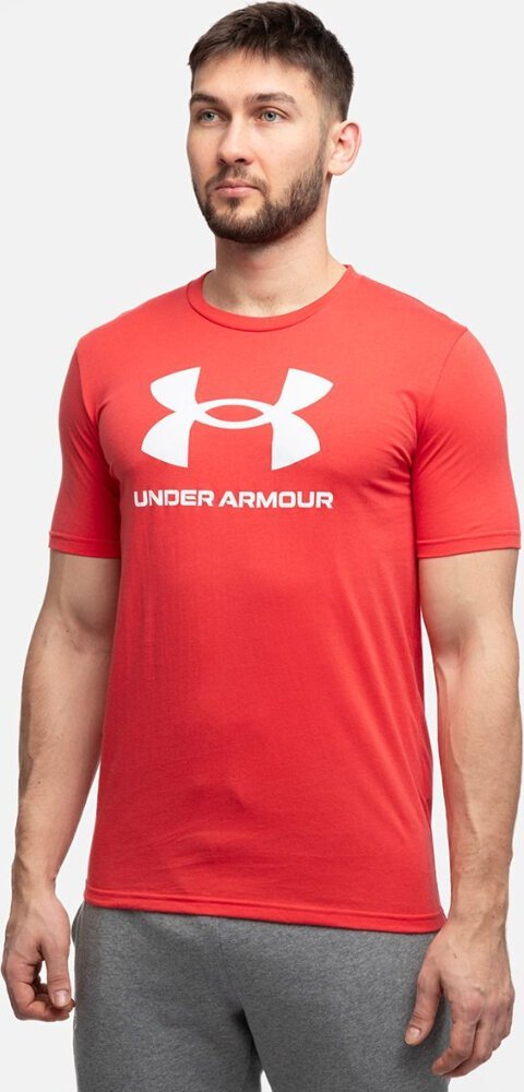 Under Armour Koszulka męska Under Armour Sportstyle Logo czerwona 1382911 814 M