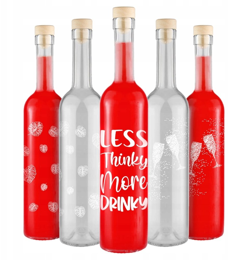 40X Butelki FUTURA 0,5L OZDOBNA NA NALEWKI WINO