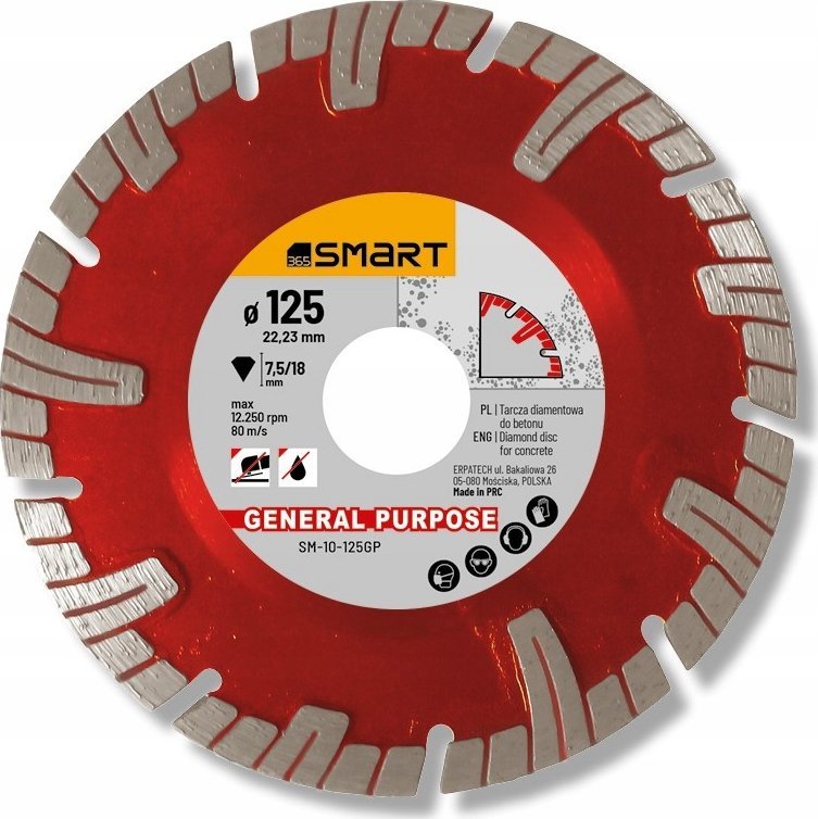 Smart Tarcza diamentowa General Purpose 125mm (SM-10-125GP)
