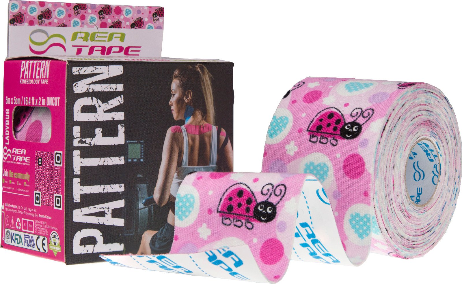 REA TAPE Pattern (Biedronki) 5x5cm 1szt