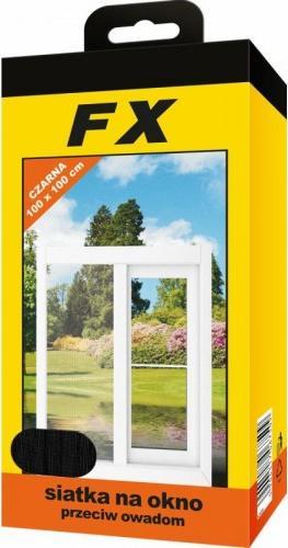 Bros Siatka na okno przeciw owadom FX 100x100 cm biała