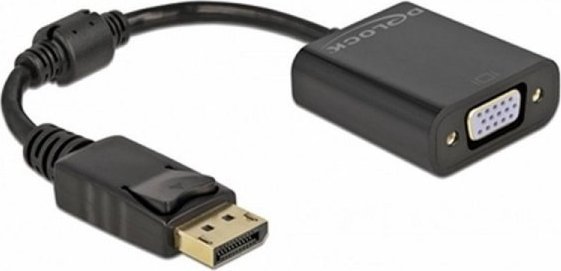 Adapter AV Delock Adapter DisplayPort na VGA DELOCK 61006 Czarny