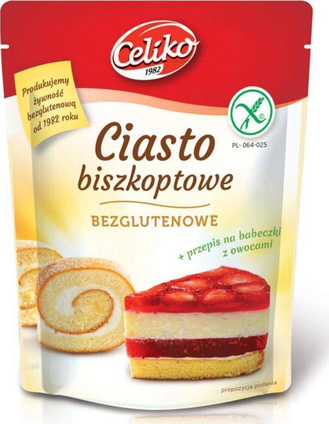 Celiko Ciasto biszkoptowe bezglutenowe 200 g