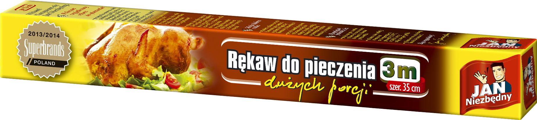 JAN Niezbędny Rękaw do Pieczenia 3m szerokość 35cm (8571015780)