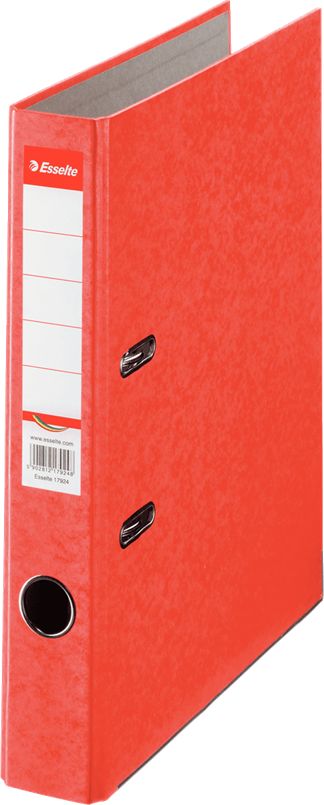 Segregator Esselte Rainbow dźwigniowy A4 50mm czerwony (ES1502)