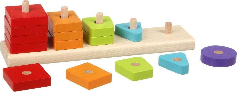 Cubika Sorter figury geometryczne 5 kształtów 18m+ Cubika