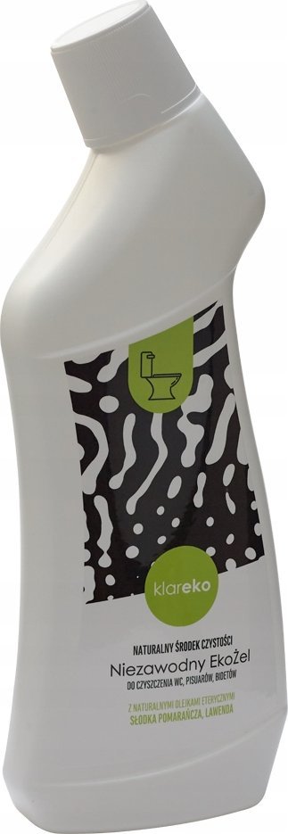 Klareko Niezawodny Eko* Żel do WC Słodka Pomarańcza Lawenda 750ml