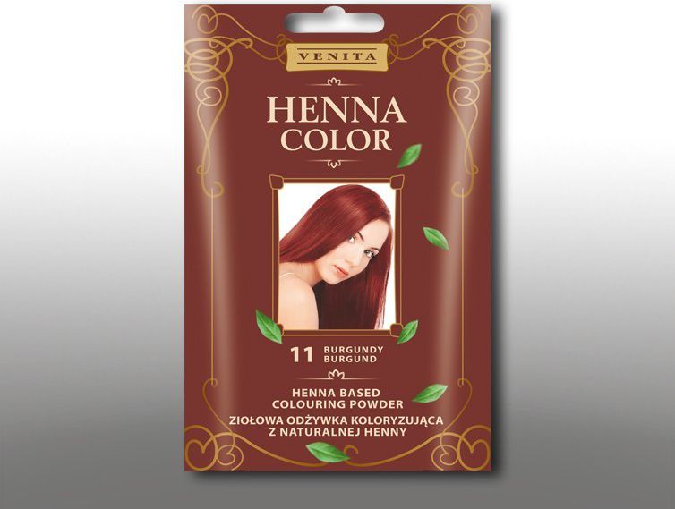 Venita Ziołowa odżywka koloryzująca Henna Color 30g 11 burgund
