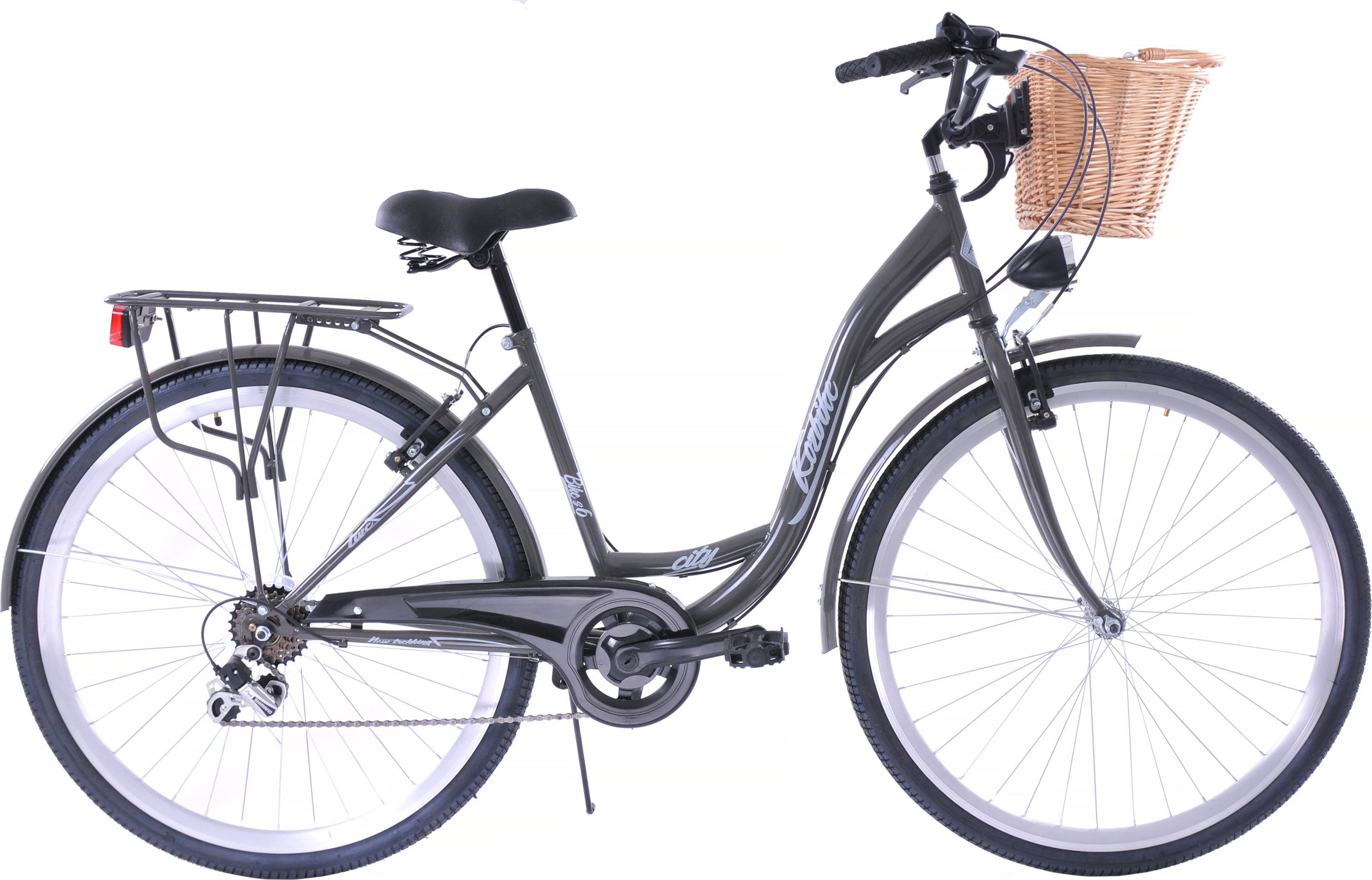 Kozbike Kozbike City rower 28 6s rower grafitowy