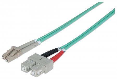 Intellinet Network Solutions Patchcord światłowodowy OM3 50/125 MM LC-SC Duplex 5m (751094)