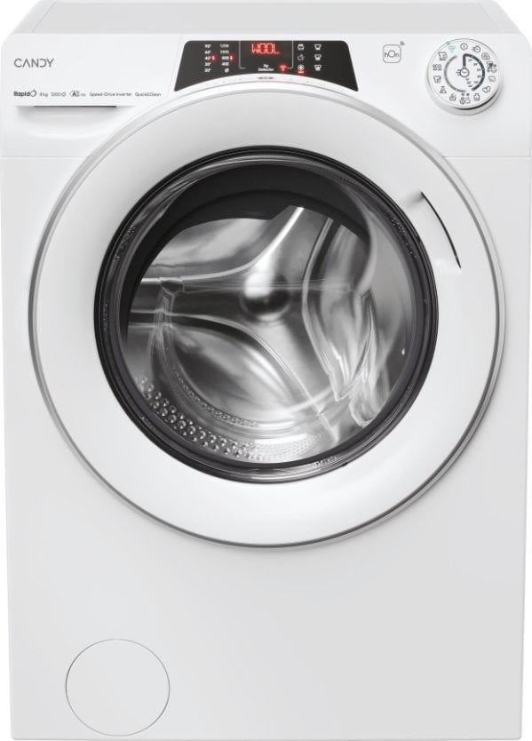 Candy Washing Machine | RO 284DWMS7/1-S | Energy efficiency class A | Front loading | Washing capacity 8 kg | 1200 RPM | Depth 5
