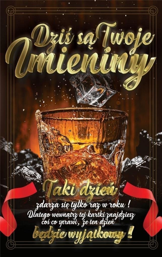 Yeku Karnet Imieniny męski