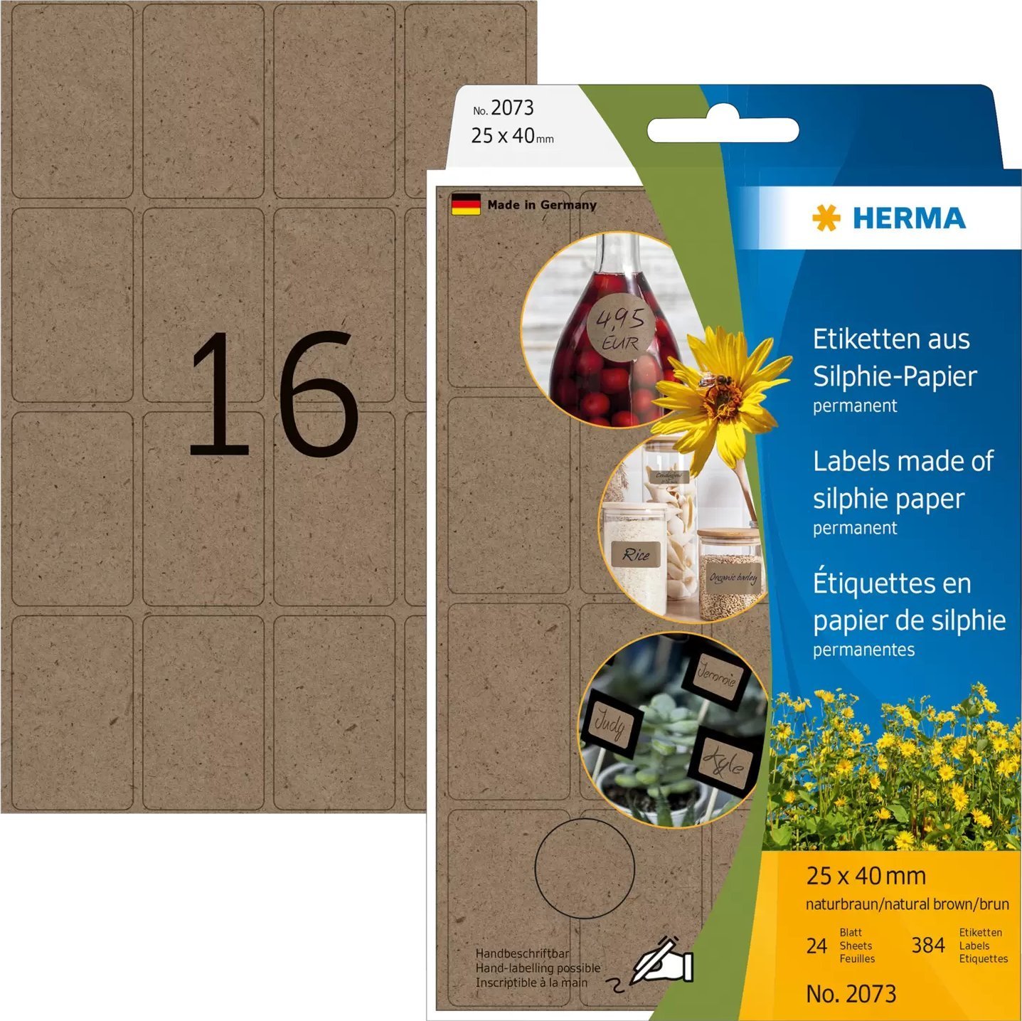 Herma HERMA Büropackung Vielzwecketiketten Silphie 25x40mm