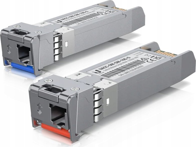 Moduł SFP Ubiquiti Ubiquiti SFP+ UACC-OM-SM-10G-S-2 Single-Mode Fiber LC-Simplex (2er-Pack) UF-SM-10G-S: SFP+, 10 Gbps