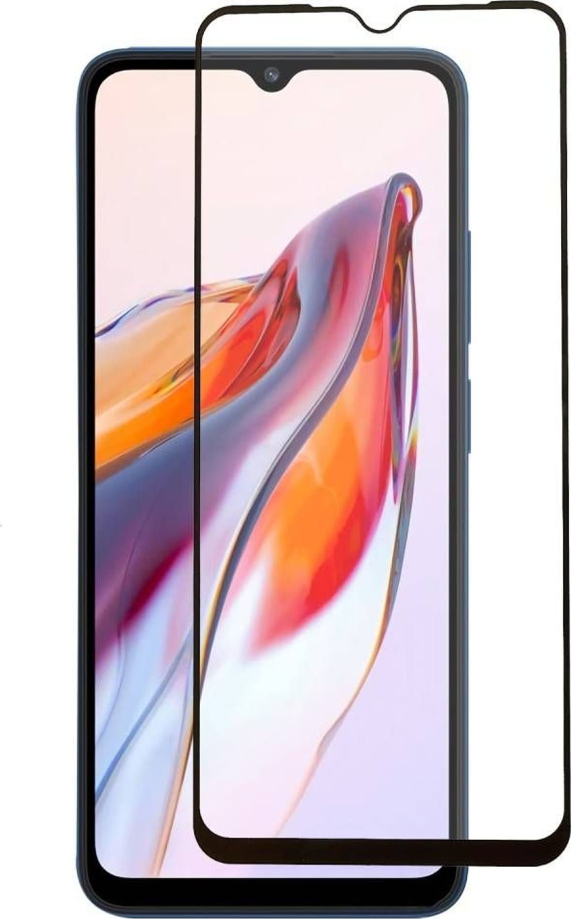 nemo Szkło Hartowane 5D XIAOMI REDMI 12C / 10C / POCO C40 Full Glue Koperta czarne