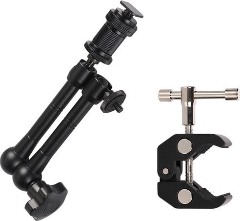 Uchwyt zaciskowy na kamerę, aparat, mikrofon