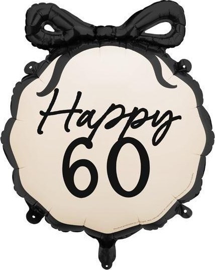 Balon foliowy pastylka Happy 60 47,5x45cm