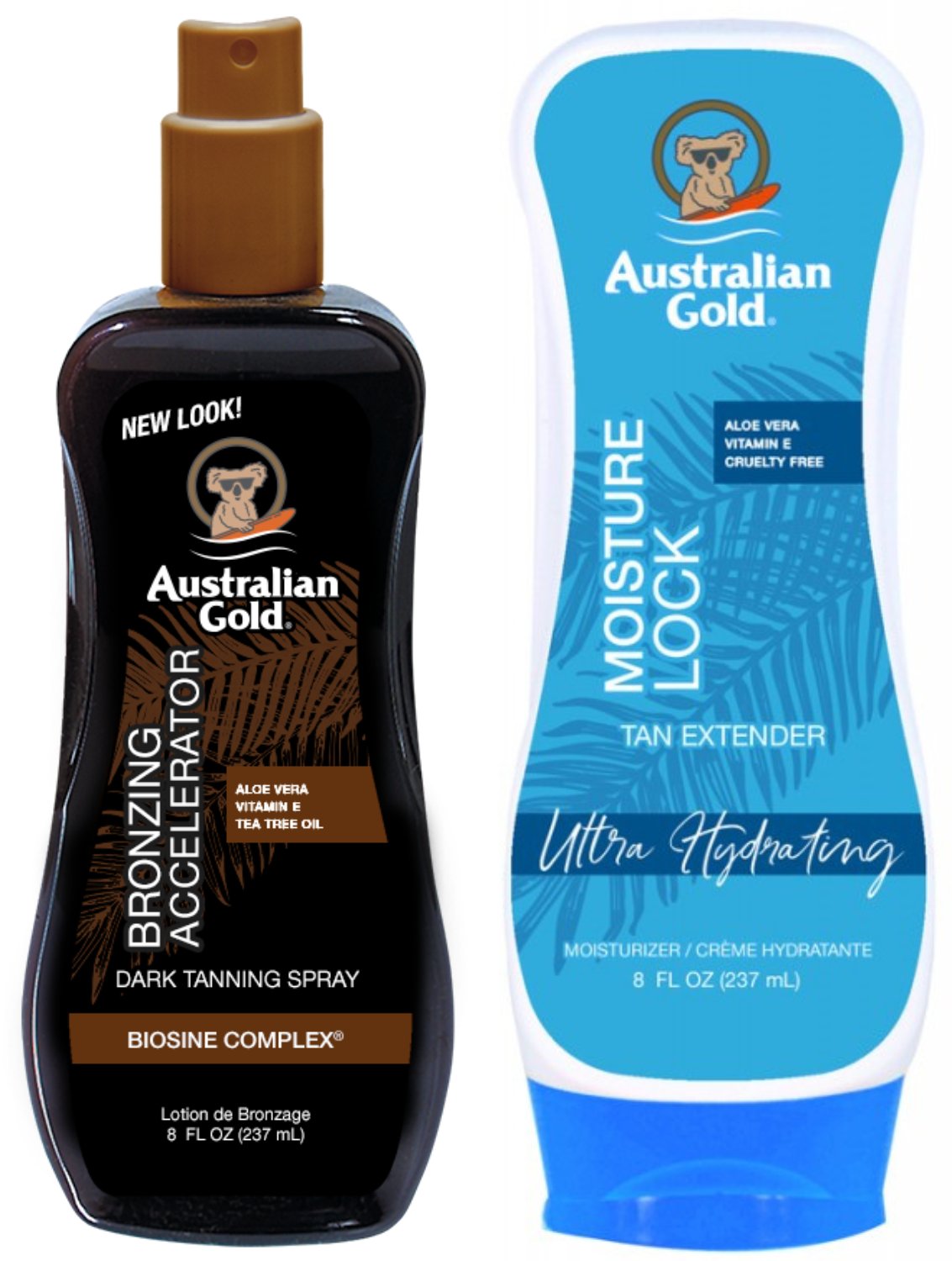 Australian Gold Dark Tanning Accelerator Spray + Moisture Lock 237ml
