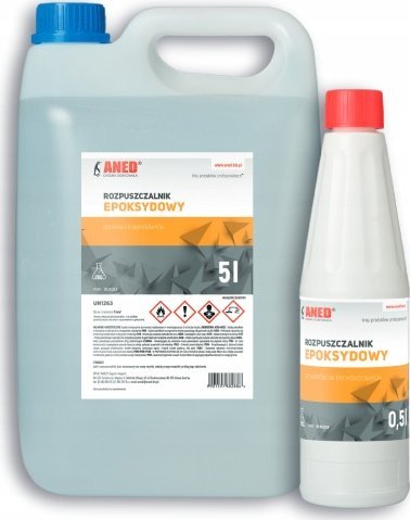Aned rozpuszczalnik rozcieńczalnik epoksydowy do farb, żywic 500ml szkło