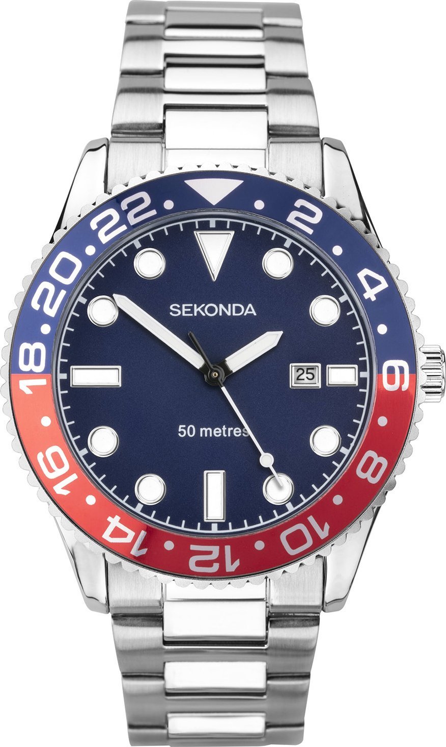 Zegarek Sekonda Zegarek męski Sekonda 30196 srebrny