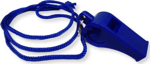 Ratujesz Gwizdek plastikowy granatowy