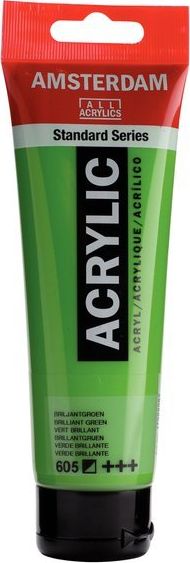 Artequipment Farba akrylowa TALENS AMSTERDAM 120ml 605 - BRILLIANT GREEN uniw