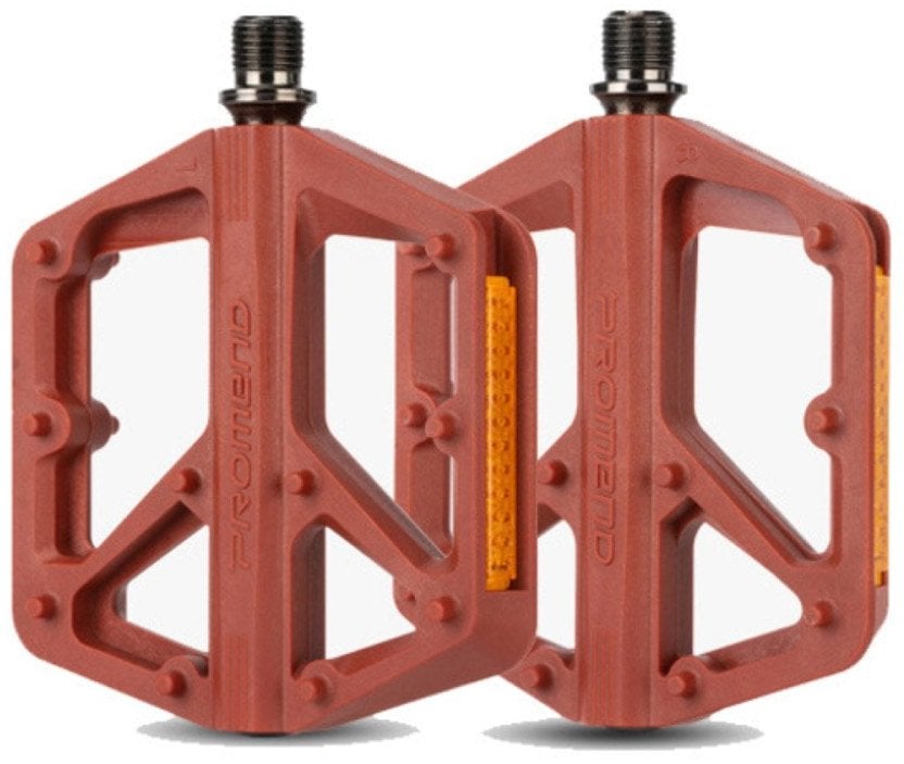 Pedały rowerowe platformowe lekkie Promend PD-M23, czerwone