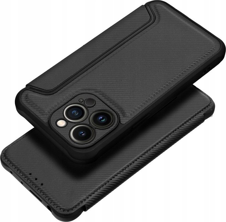 OEM Kabura RAZOR Book do IPHONE 15 Pro Max czarny