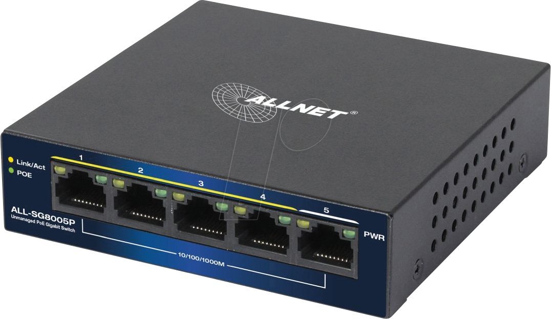 Switch Allnet 5P ALLNET ALL-SG8005P POE