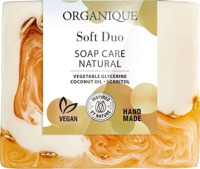 Organique ORGANIQUE Mydło naturalnie pielęgnujące Soft Duo 100g