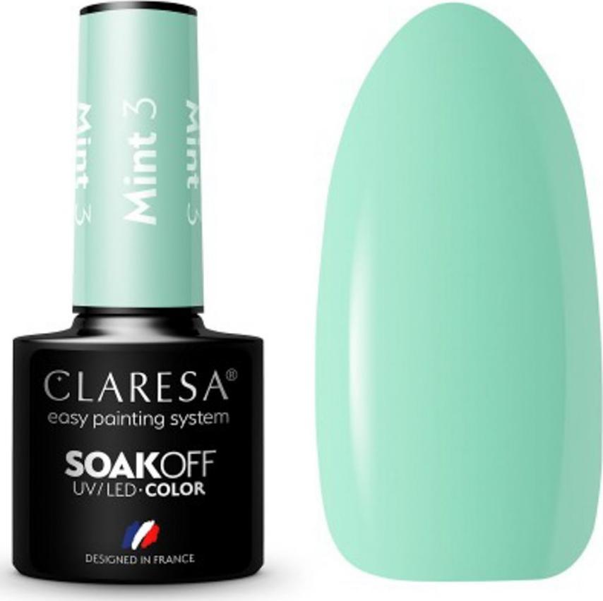 Claresa CLARESA Lakier hybrydowy MINT 3 -5g