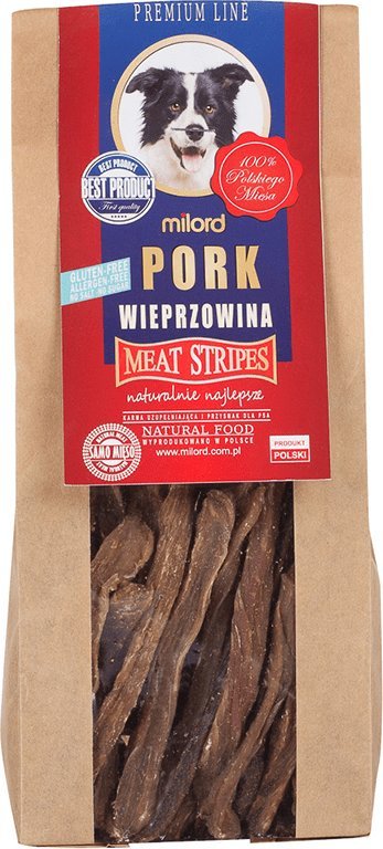 Przysmak dla psa wieprzowina paski 150 g