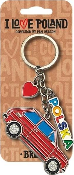 Breloczek Pan Dragon Brelok I love Poland Polska ILP-BRE-C-PL-07