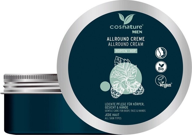Cosnature Cosnature Men kompleksowy krem do twarzy i ciała z wyciągiem z szyszek chmielu 150ml