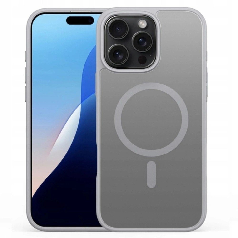 Etui Magnetyczne Magsafe Dux Ducis Yind do iPhone 16 Pro Max, szare