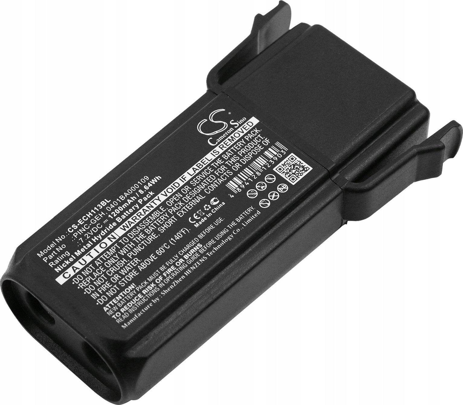 Bateria do ELCA PINC-GEH 7,2V 1200mAh NiMH